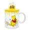 Disney Winnie The Pooh Hunny Pot Ceramic Mug With Lid | Holds 18 Ounces